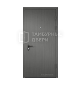 Дверь входная черная ламинат Венге современный стиль ТД-32